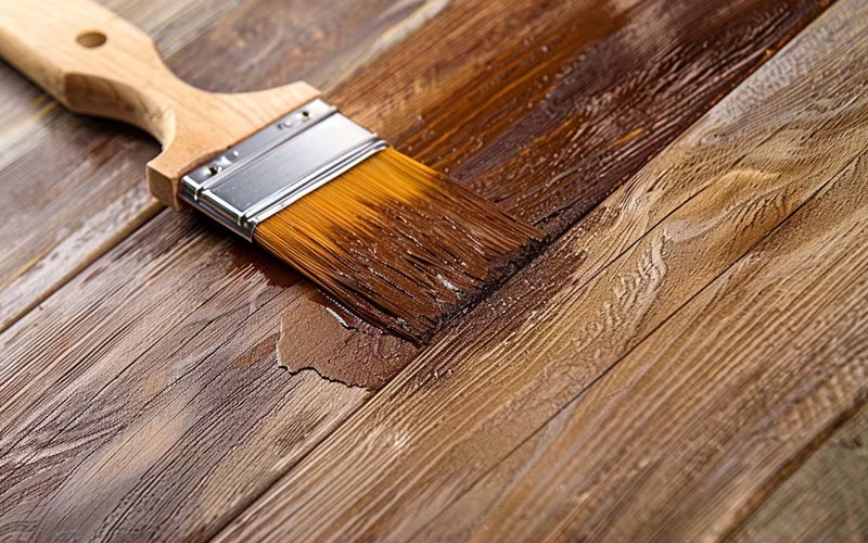 Exterior Wood Polishing Services